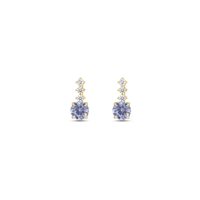 Orecchini Dilvdò Donna Drop Stud in Argento Zircone ORPLOLIL
